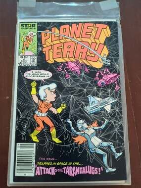 Vintage Marvel Star Comics Planet Terry #6, September 1985
